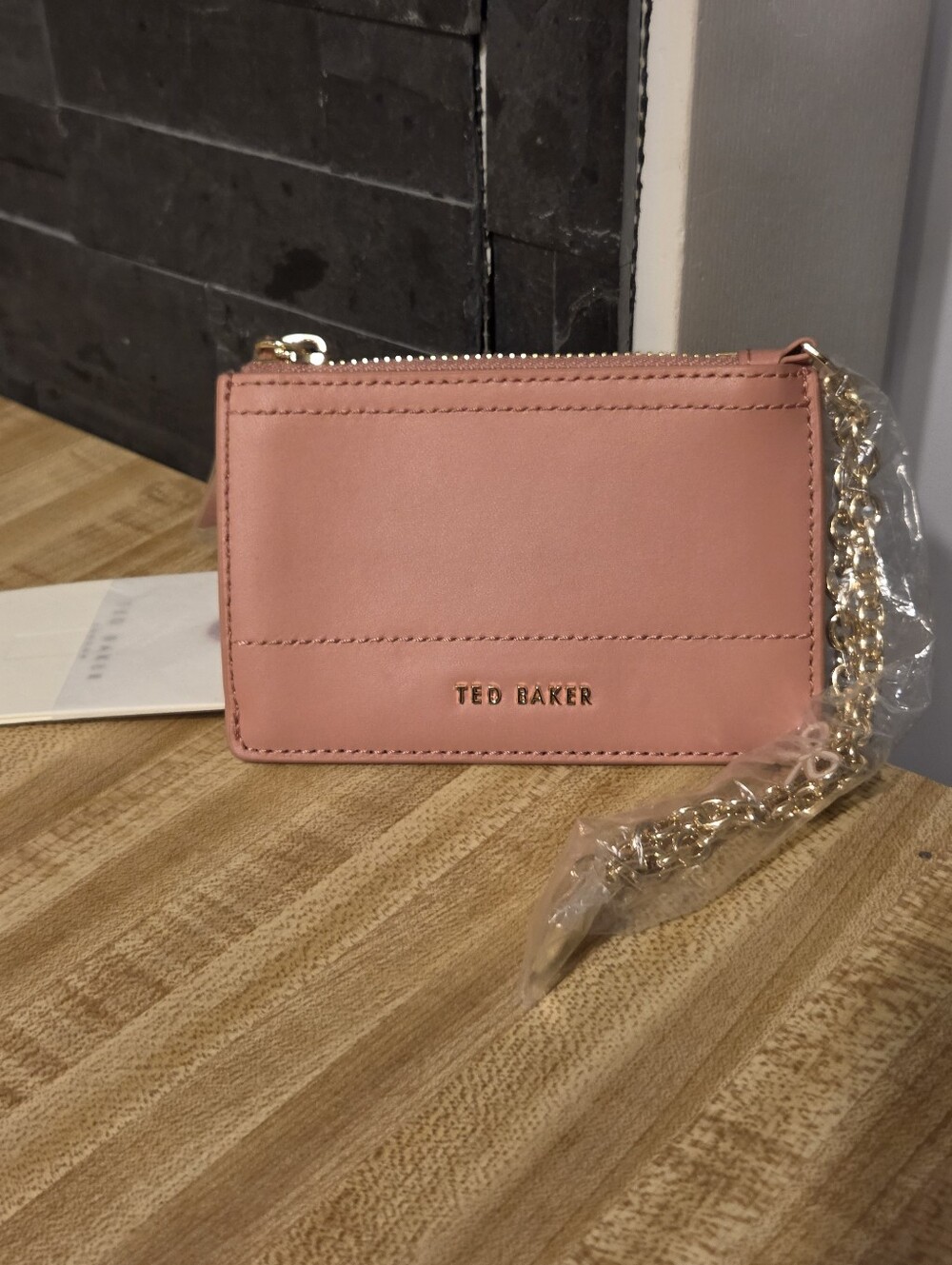 Ted Baker NWT Light Pink Wristlet Card Holder